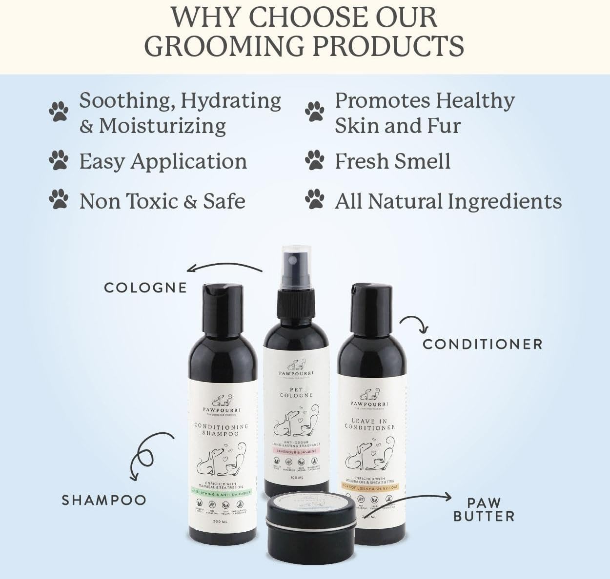 Conditioning Shampoo for Dogs, Puppy, and Cats - 6.7 fl oz (with Tea Tree Oil & Oatmeal)