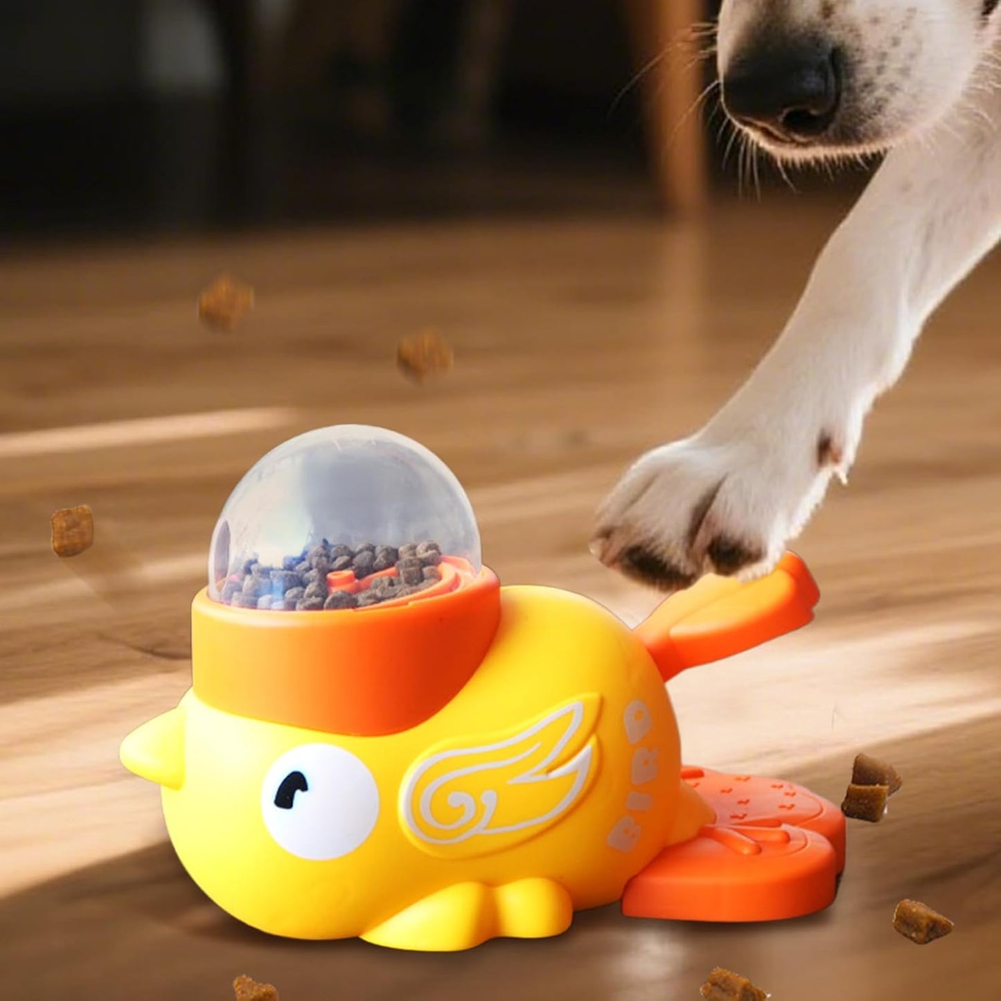 Treat Dispensing Dog Toys | Puzzle Slow Feeder | Pet Food Bowl Cat Treat Dispenser - for Puppy Kitten Small Medium Breed Training Boredom Travel Home Indoor