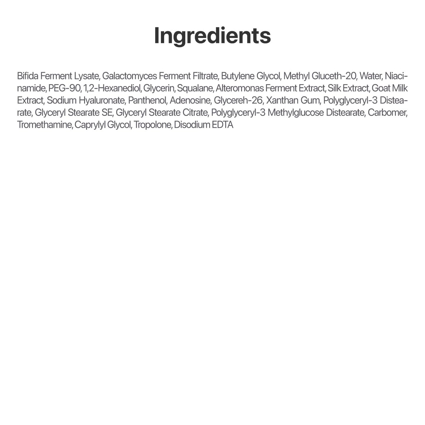 numbuzin No.3 Skin Softening Serum, Fermented Serum for Skin Texture & Pores, Bifida & Galactomyces, Niacinamide, Adenosine, Panthenol, Fragrance-Free, 1.69 fl oz (50ml)