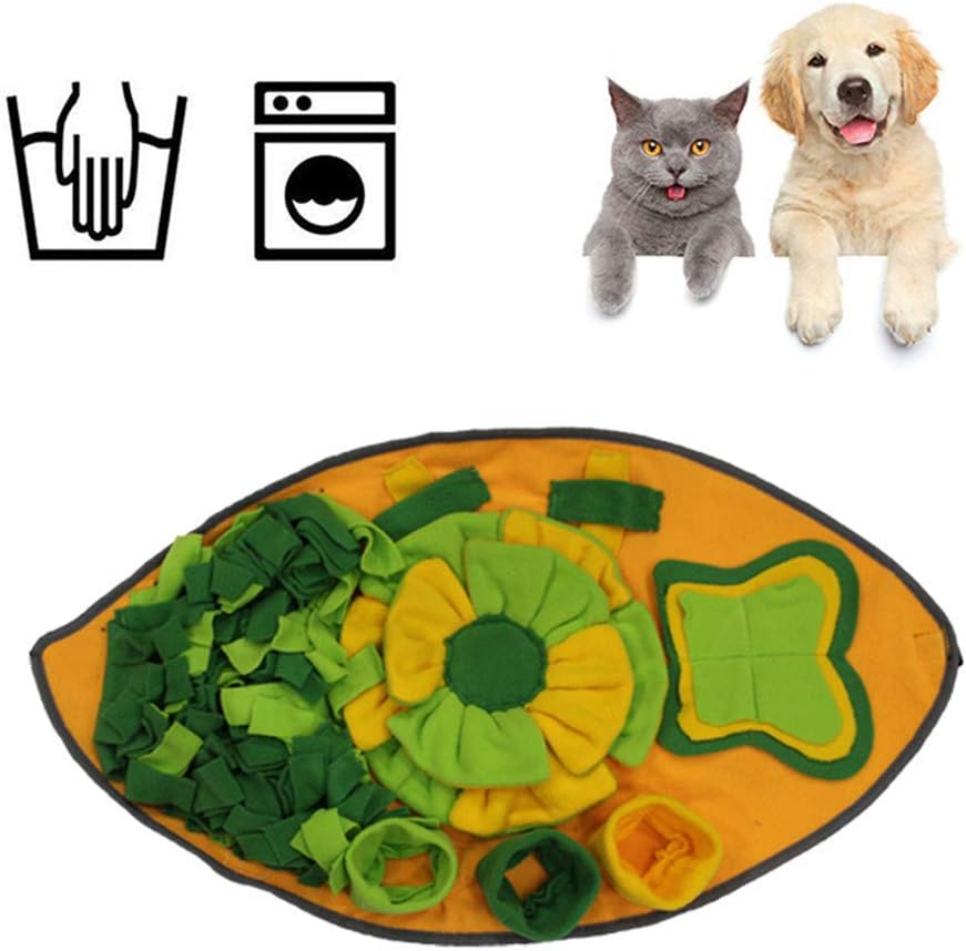 Pet Dog Snuffle Mat Nose Smell Training Blanket Sniffing Pad Slow Feeding Bowl Food Dispenser Carpet Relieve Stress