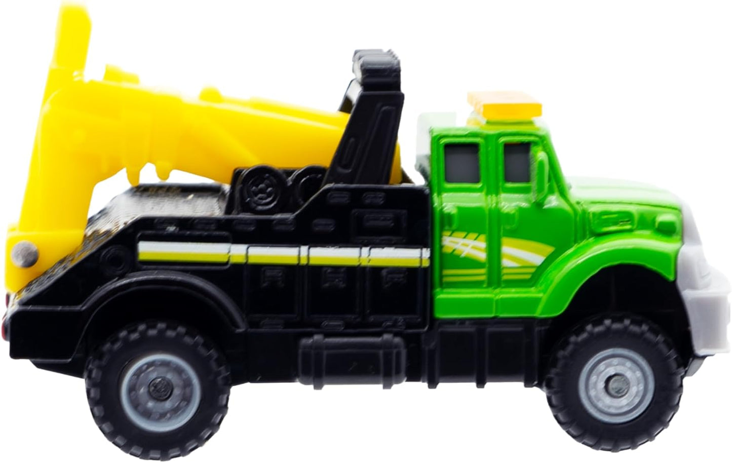 Mighty Fleet Diecast 3-Pack, Tow Truck, Garbage Truck, and Tanker, Durable 3â€ Diecast Vehicles for Kids Ages 3+