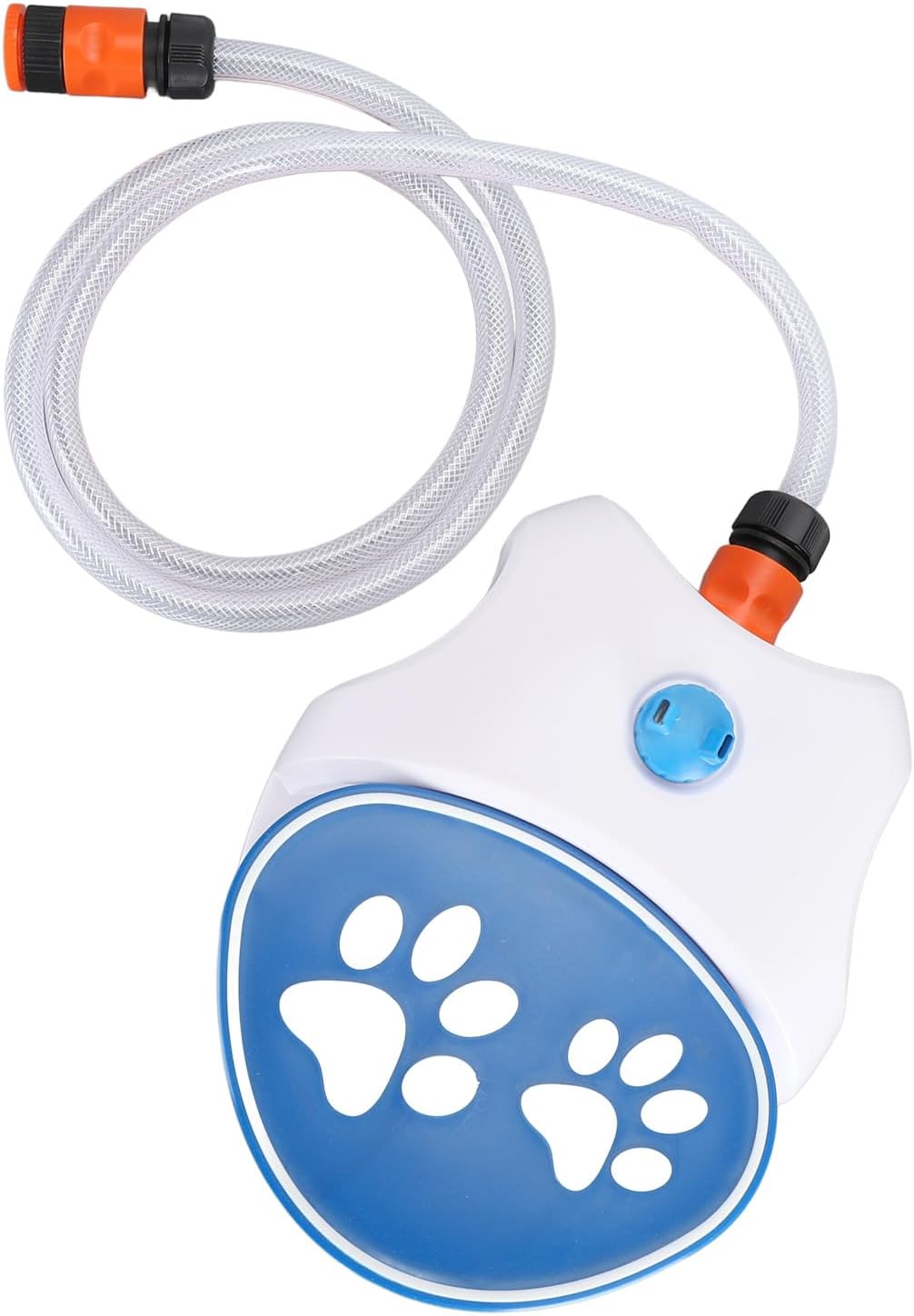 ZJchao Outdoor Dog Water Fountain Activated Sprinkler for Hydration Training for Large Small Dogs with Hose for Backyard Patio