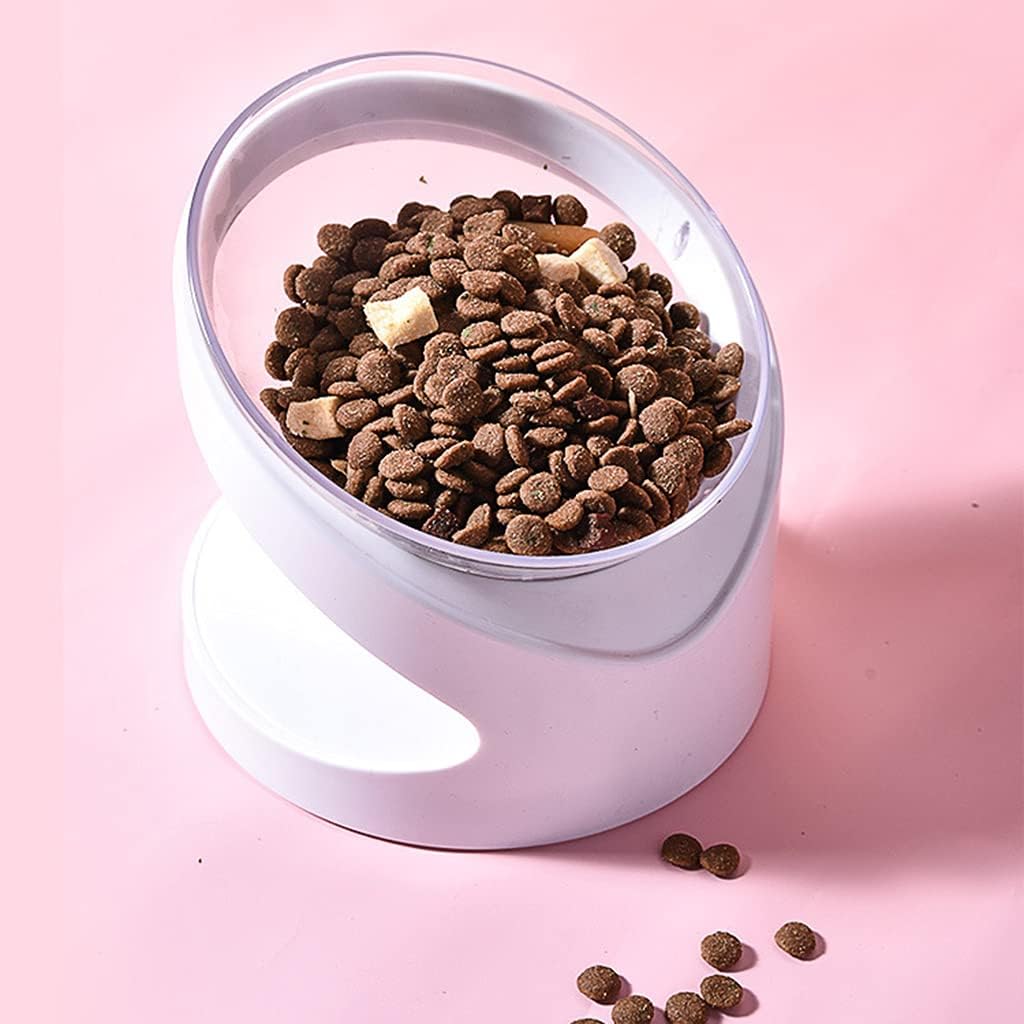 Elevated for Bowls Small Dog 18° Tilted Raised Food Feeding Dish Solid Stand Feeder Set for Cats and Puppy Elevated Pet Feeding Station