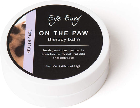 Eye Envy On The Paw Therapy Balm - 100% Natural Dog Products, Nourish and Heal Cracked Paws, Protect Against Heat, Salt, Snow, 1.45oz