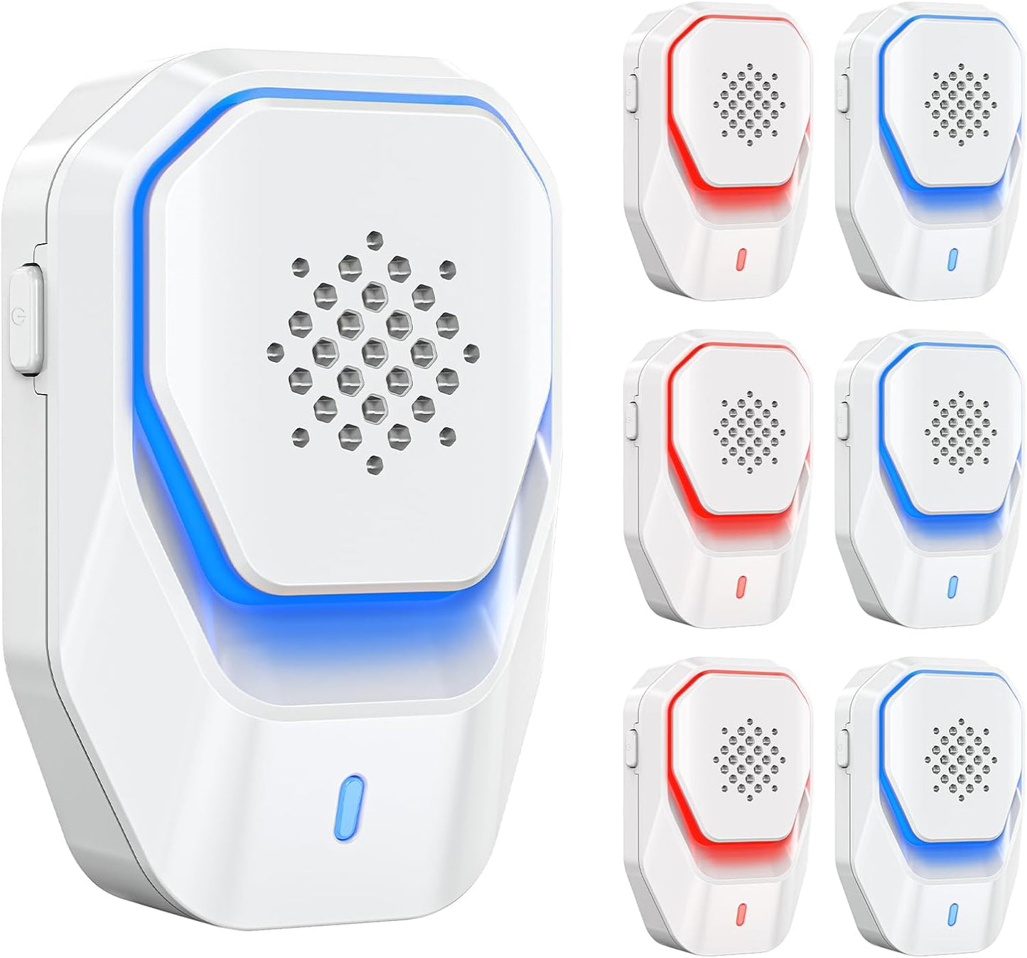 Upgraded 6 Packs Ultrasonic Pest Control Repeller, Electronic Spider Repellent Indoor for Insect Roaches Rodent Ant Bug Mosquito Rat Mouse Repellent Plug in for Whole House Home Kitchen Garage Attic