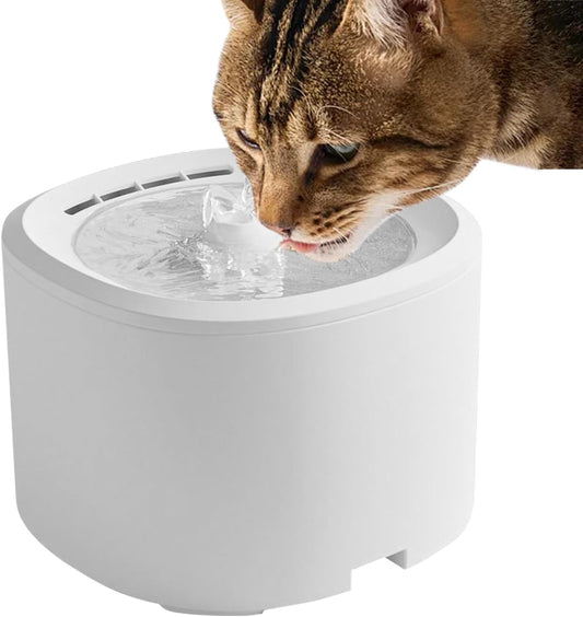 Pet Water Fountain | 3L Quiet USB Powered Automatic Dispenser - Water Dispenser for Cats Dogs,for Kitten Puppy Dog Indoor Home Apartment Living Room Balcony