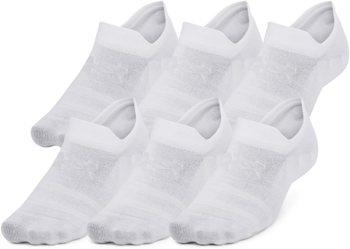 Under Armour Unisex Adult Essential Ultra Low Tab Socks (6-Pack)