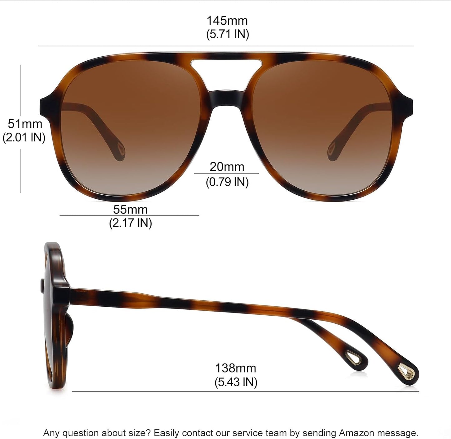 MEETSUN Retro Oversized Aviator Sunglasses for Women Men Trendy 70s 80s Vintage Square Aviators 3 Pack UV400