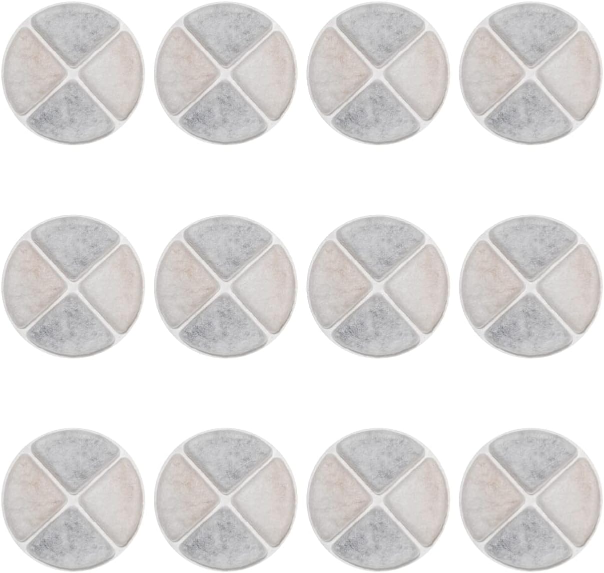 12 Pack Cat Water Fountain Filters Compatible with Pet Fountain Filters Replacement, Pet Filters for Water Fountain