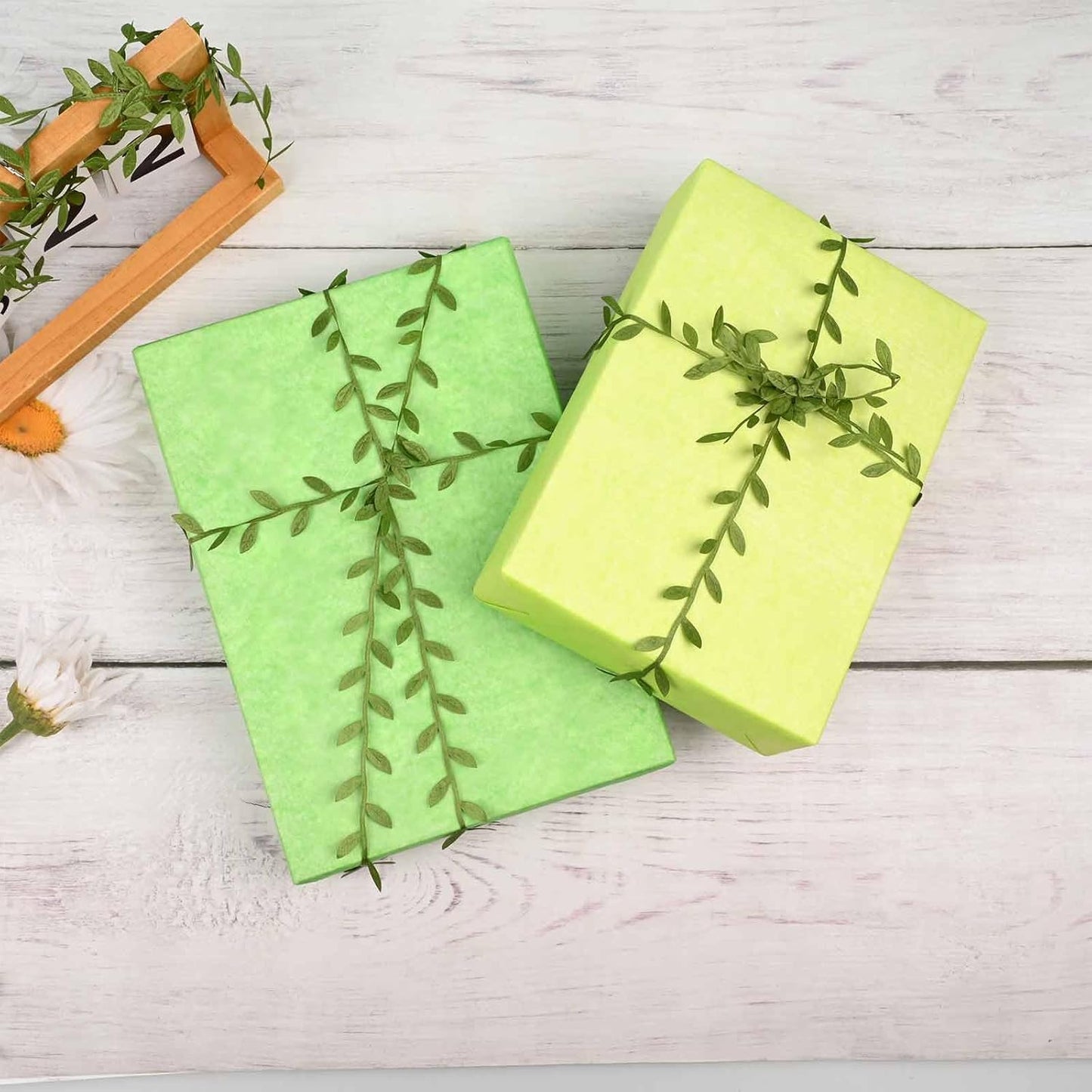 4Rolls 20 Yards Jungle Animal Diaper Cake Wired Ribbon 2.5 Inch Forest Green Leaf Ribbons Cute Animal Print Ribbons for Diaper Wrapping Birthday Baby Shower Craft Supplies