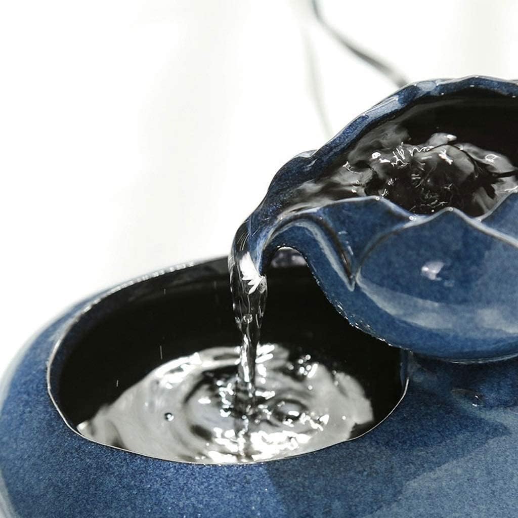 Fountain Pet Water Dispenser Electric Pet Supplies Automatic Circulation Filter Water Smart Drinking Fountain for Cat and Dog Pet Water Dispenser (Color : Blue) (Brown)