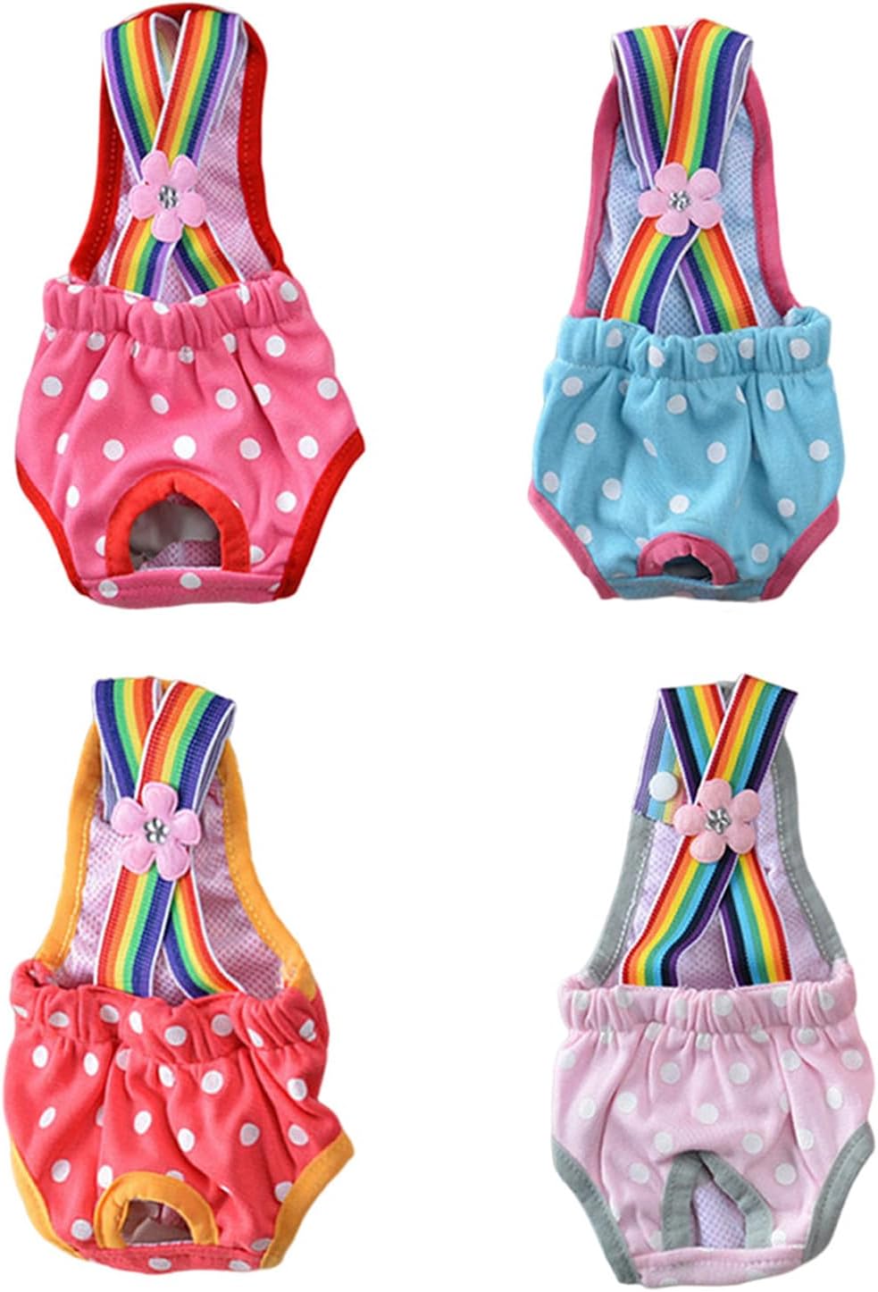 Dog Diaper Shorts Sanitary Pantie Female Dogs Adjust Suspender Diaper Panties Period Briefs Physiological Shorts Supply for Female Pet