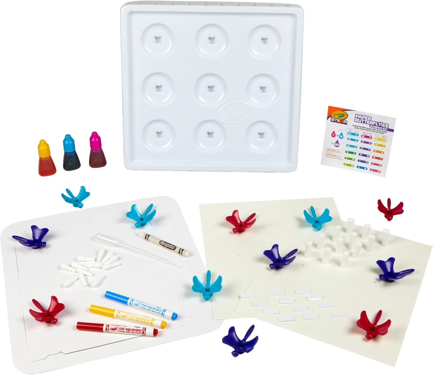 Crayola Paper Butterfly Science Kit, STEAM Toy, Gift for Kids, Ages 7, 8, 9, 10