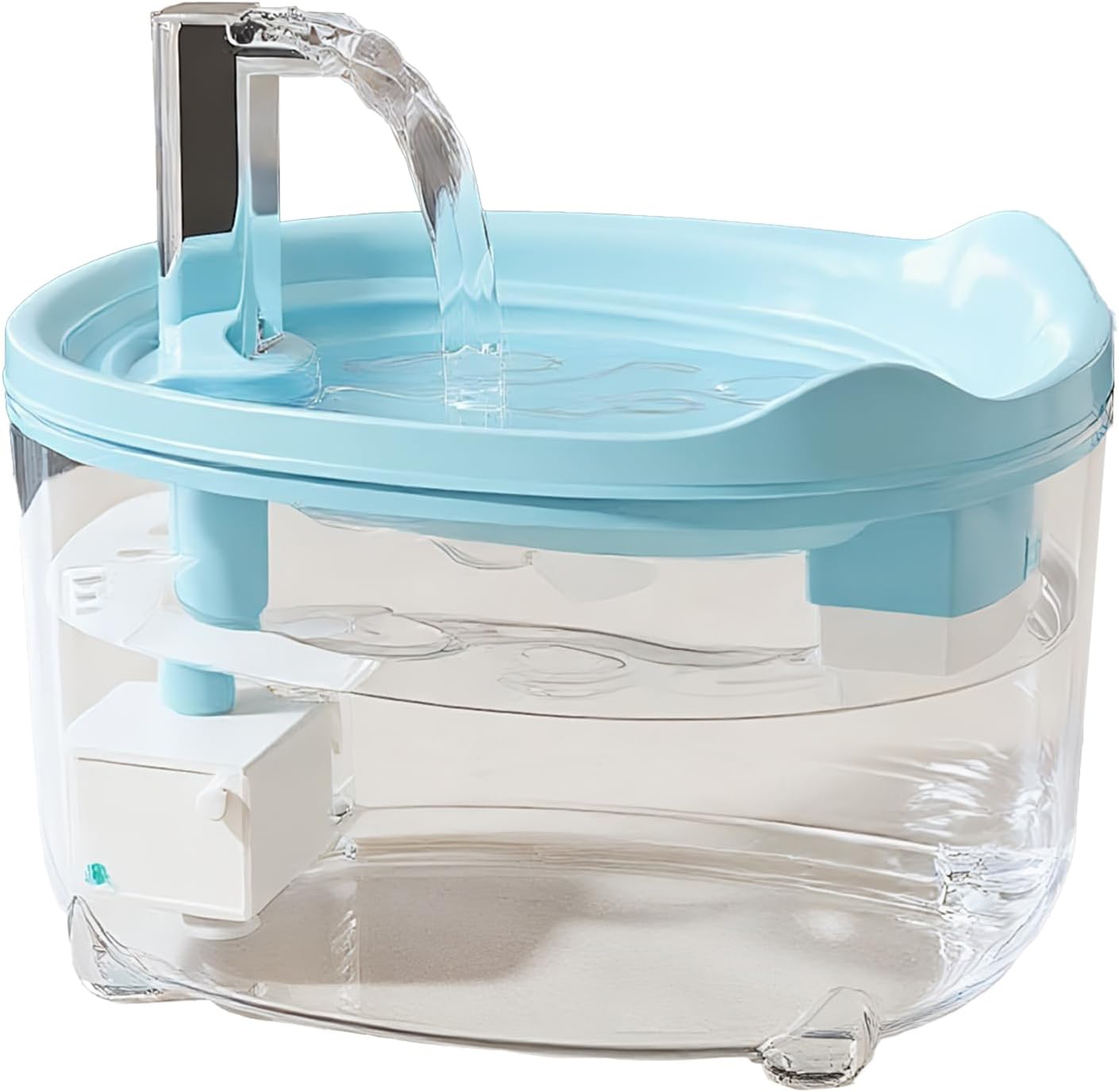 Cat Drinking Fountain, Automatic Dog Water Dispenser, Quiet Feeder Bowl for Small Animals Kitten Puppy, Indoor Home Apartment Pet Supplies, Durable Hydration Organizer for Daily Feeding and Care