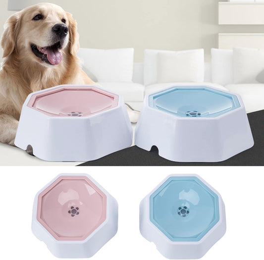 Dogs Bowl Pet Floating Bowl Drinking Water Water Bowl Pet Automatic Water Drinker Pet Supplies Slow Food Bowl