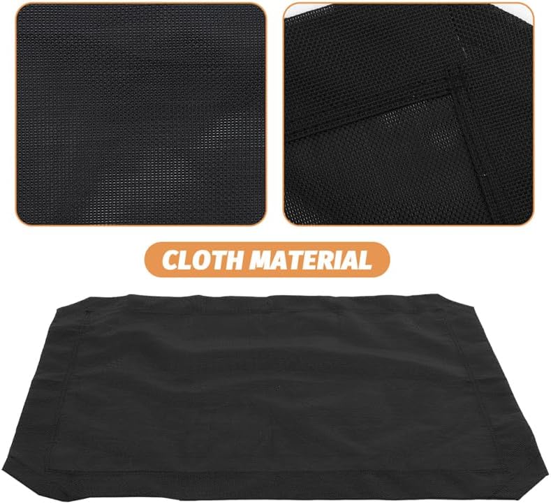 1Pc Dog Cot Replacement Cover Pet Bed Pet Product Original Elevated Heavy-Duty Breathable Cooling Mesh Center Machine Washable Indoor Outdoor Use