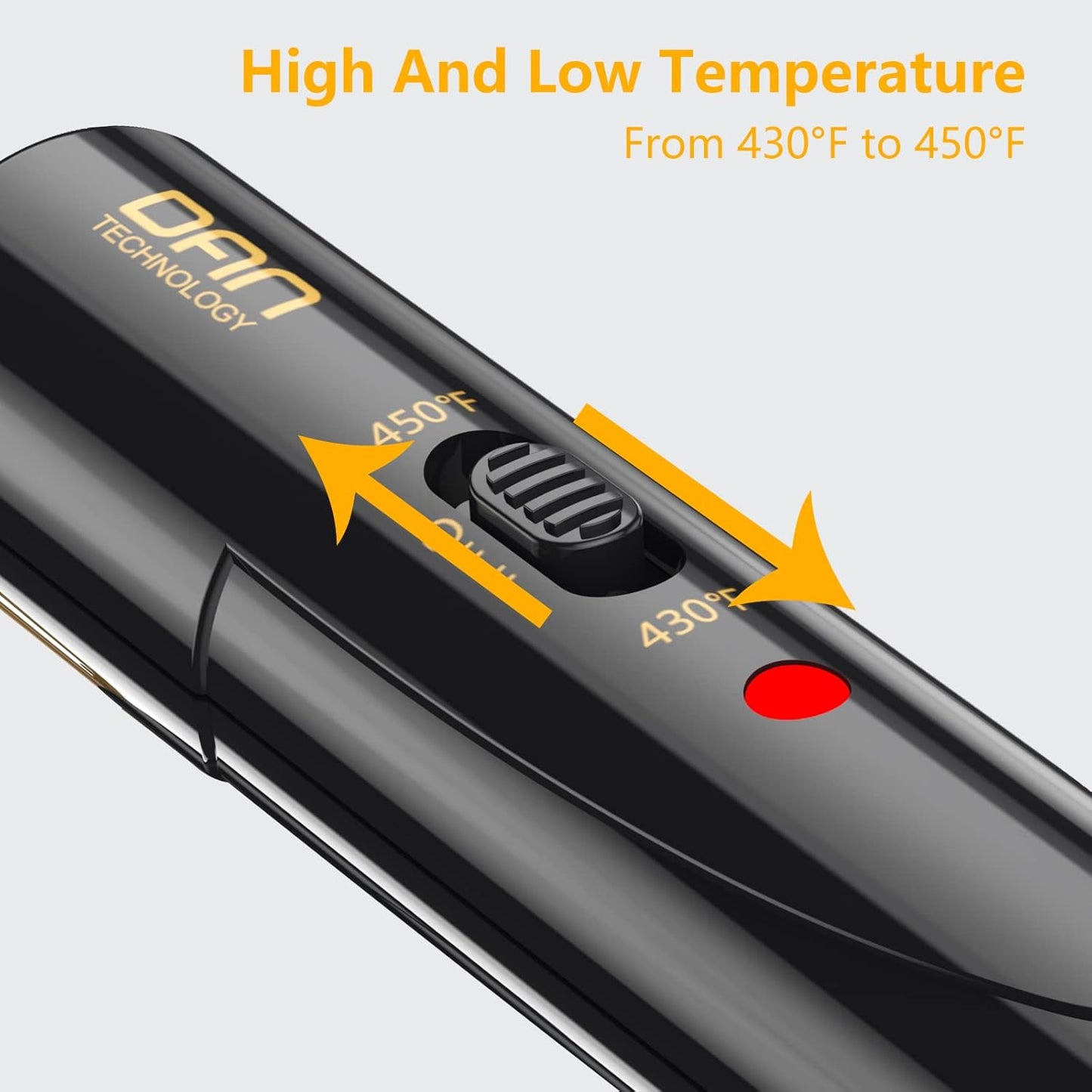 DAN Technology hot Comb Electric for Wigs,450℉Small hot Comb for Edges,Low and high Temperatures, Hair straightening Comb for Black Hair,Portable & Dual Voltage for Travel & Home…