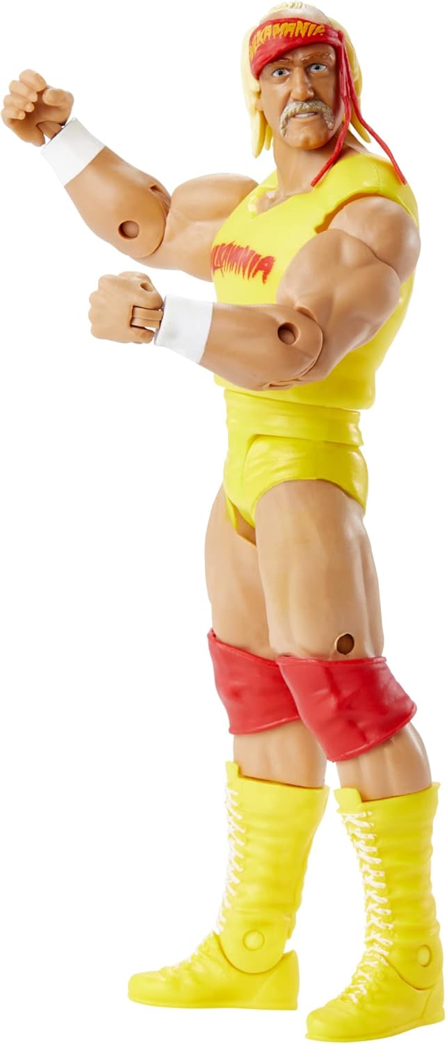 WWE Wrestlemania Action Figure, Hulk Hogan, Posable 6-inch Collectible & Gift for Ages 6 Years Old & Up