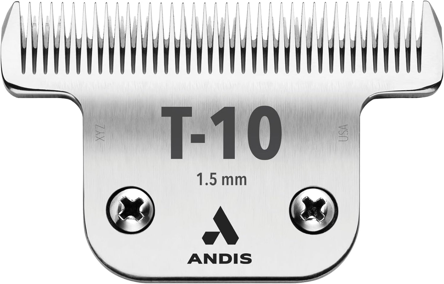 Andis 22305 UltraEdge Detachable Blade Size T-10 – Carbon Steel Dog Clipper Blade, 1/6" Cut Length, Precision Grooming Performance