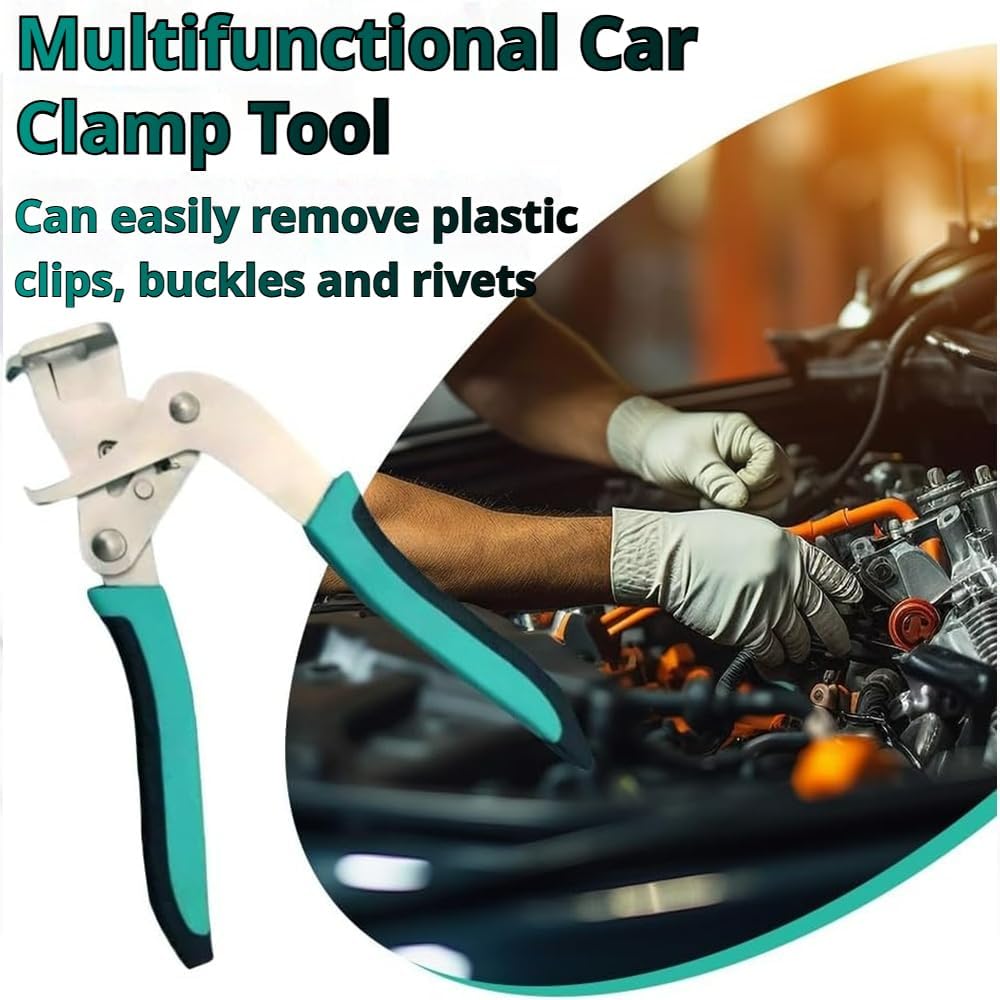 Car Clip Pliers and Disassembly Tools, 2026 New Efficient Multi-Functional Car Clip Remover Tool, Easy to Remove Fasteners, Clips, and Rivets, Open The Panels Effortlessly Without Damage (1*Pc)