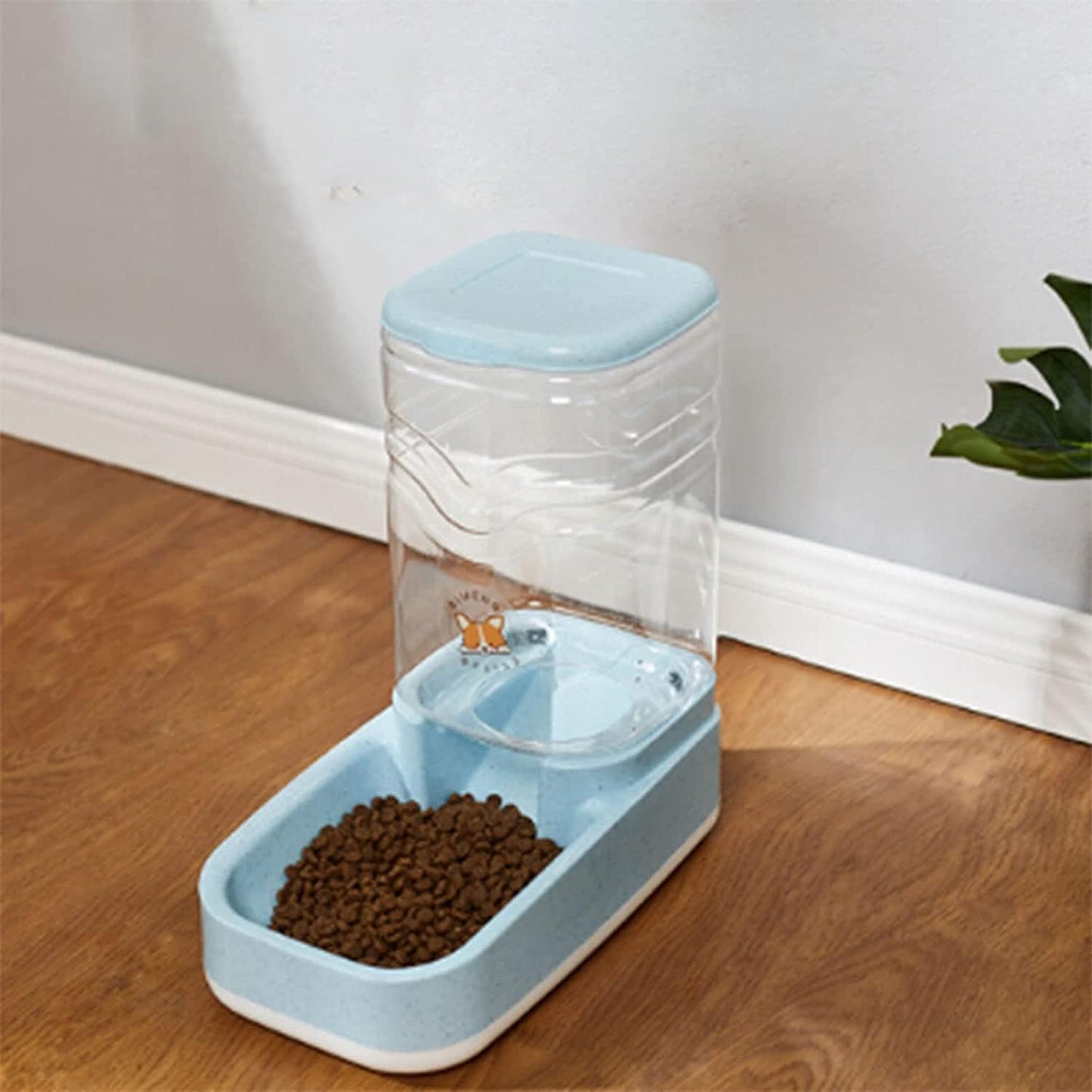 Dispenser Automatic Pet Feeder 3.8L Automatic Dog Feeder and Water Dispenser Set Gravity Self Feeding Food Waterer for Small Medium Cats Dogs Kitten Puppy cat Fountain