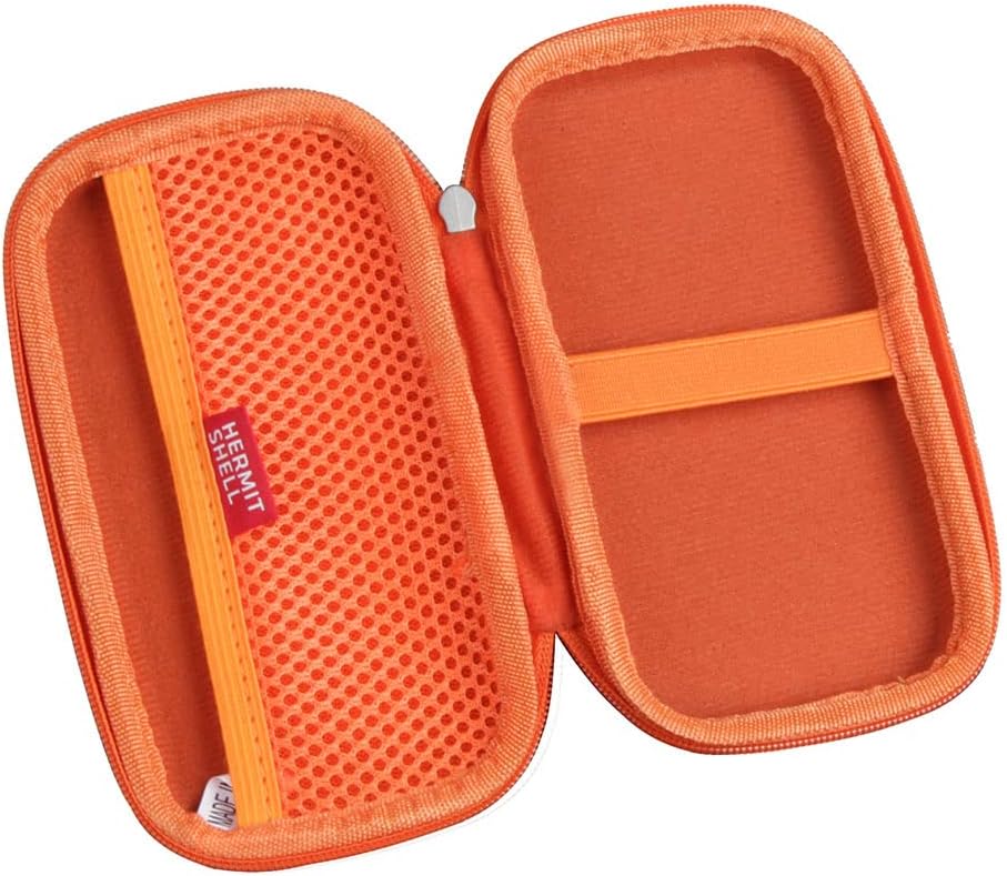 Hermitshell Hard Travel Case for INIU Portable Charger 10000mAh Power Bank [2022 Version] (Orange)
