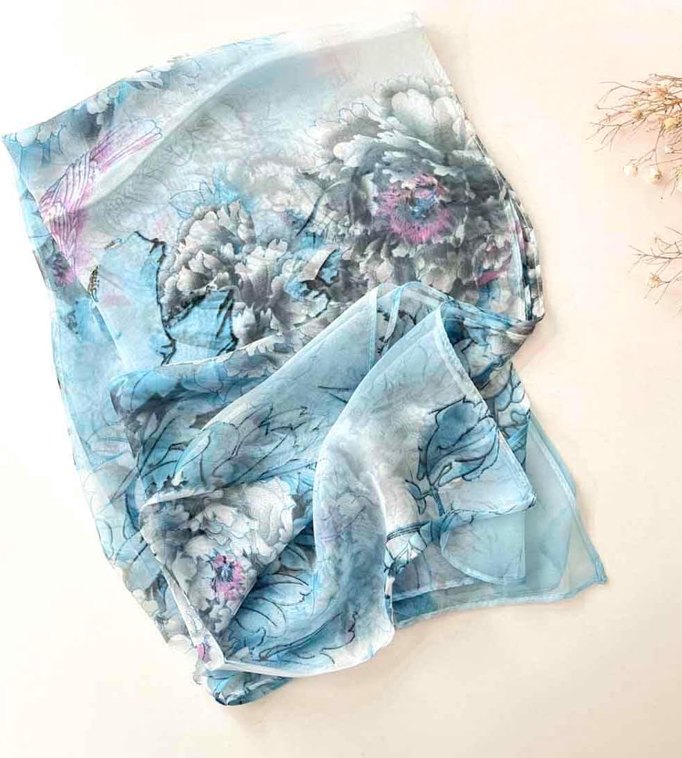 Xyueanlo Scarfs for Women Fashion Scarves Print Pattern Lightweight Sunscreen Scarf Wraps Shawls