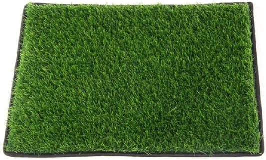 hejhncii Pet Dog Urine Pad Faux Grass Dog Pee Pad Waterproof Dog Diaper Pad Artificial Grass Rug Mats for Dog Potty Training Pad