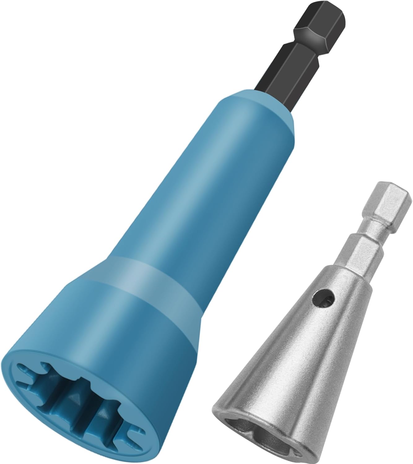 Wire Nut Twister,Wire Twisting Tool,Wire Nut Twiter for Drill,Spin Twist Wire Connector Socket,Wire Connector Driver with 1/4" Chuck,Wire Stripping and Twisting Tool for Cable Quick Stripping(2pcs)