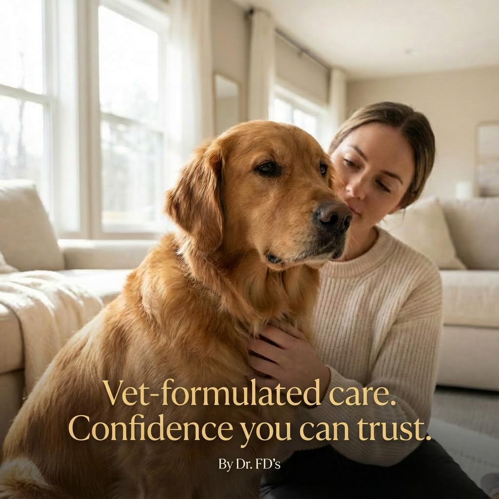 Dog Probiotics for Dogs | Immune & Allergy Support with Colostrum for Gut Health | 120 Soft Chews | Made in USA | Dr. FD’s ProImmunix