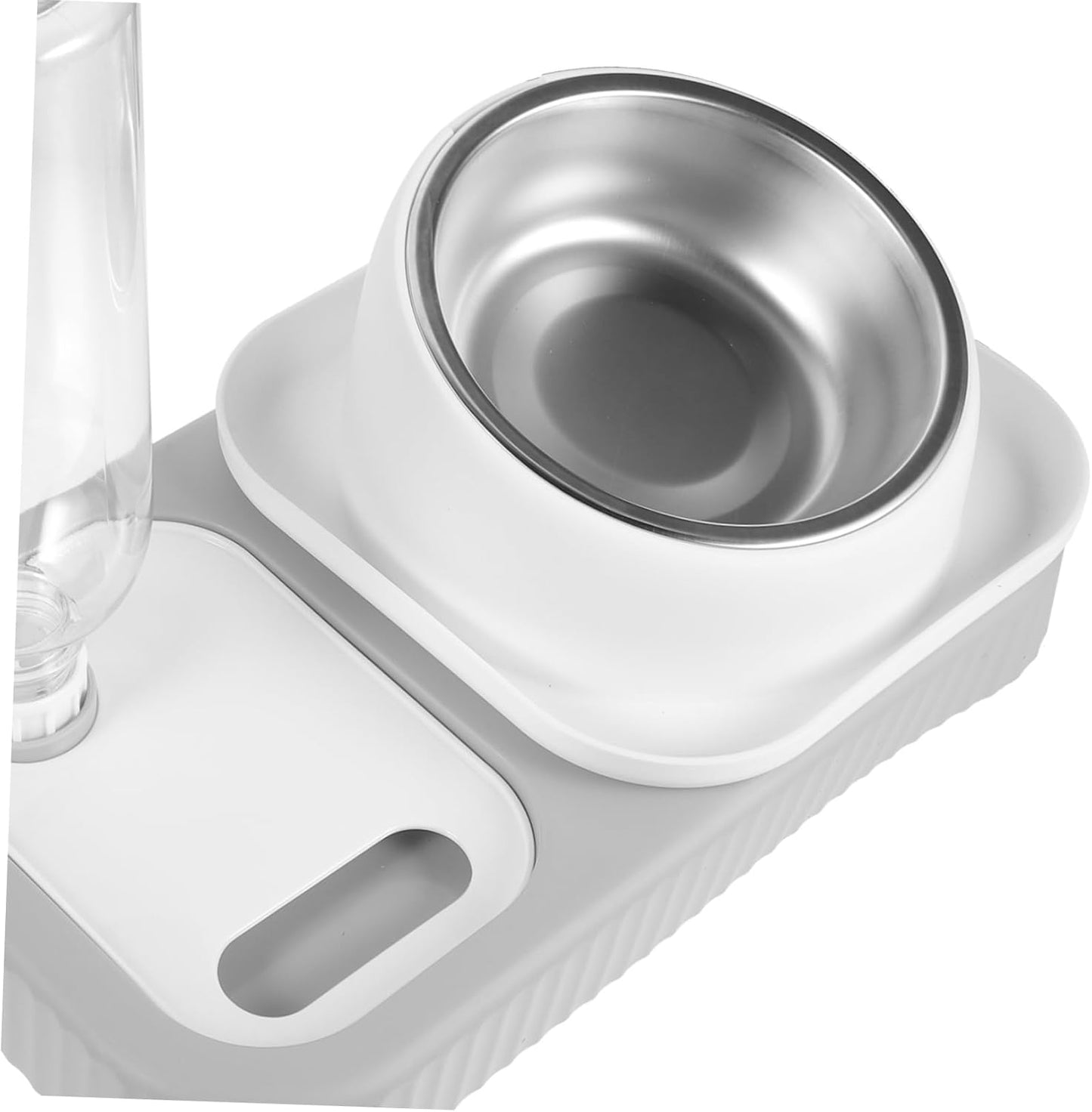 Milisten Cat Bottle Bowl Feeder Detachable Food and Water Dispenser for Cats and Safe Material Convenient Pet Feeding