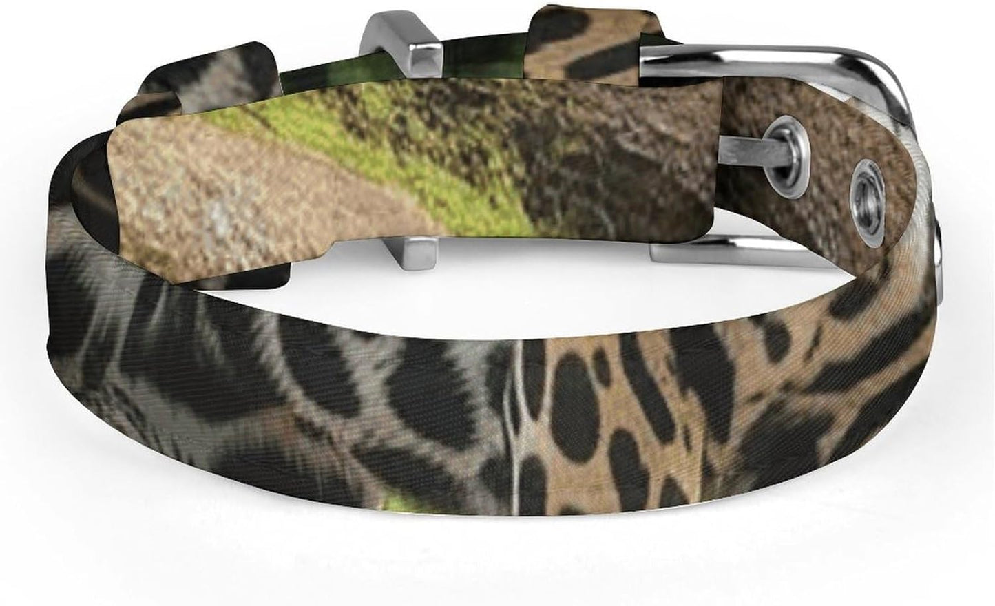 Jaguar Cat on Tree Trunk Waterfall Dog Collar with Buckle Adjustable Martingale Pet Collars Cute Female Male Puppy Collar Soft Waterproof Cat Collars for Small Medium Dogs