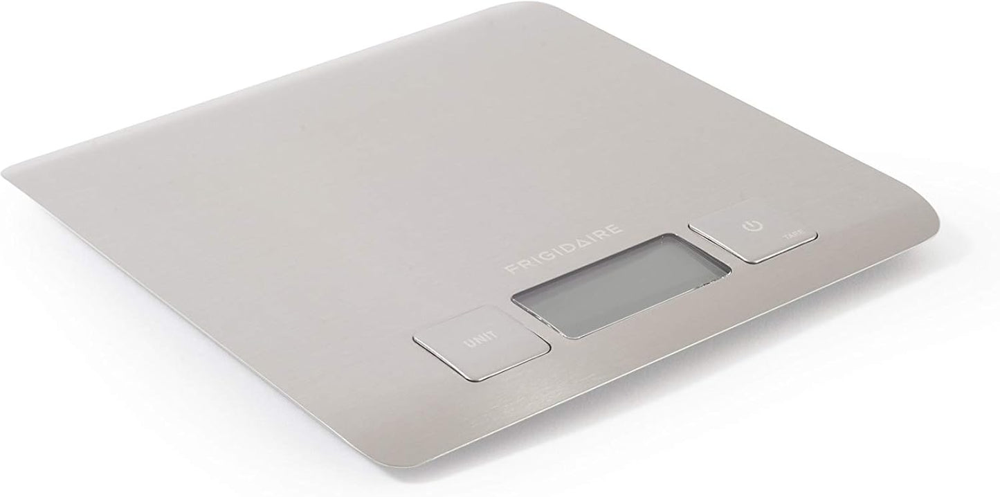 Frigidaire 11FFSCAL01 Ready Prep Stainless Kitchen Scale, One Size, Silver