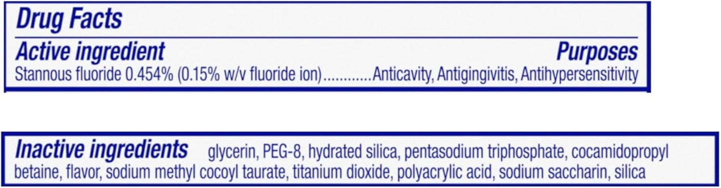 Sensodyne Toothpaste Sensitivity Gum and Enamel, Triple Protection, Refreshing Fluoride Toothpaste, Mint Flavor - 3.4 Ounces x 3