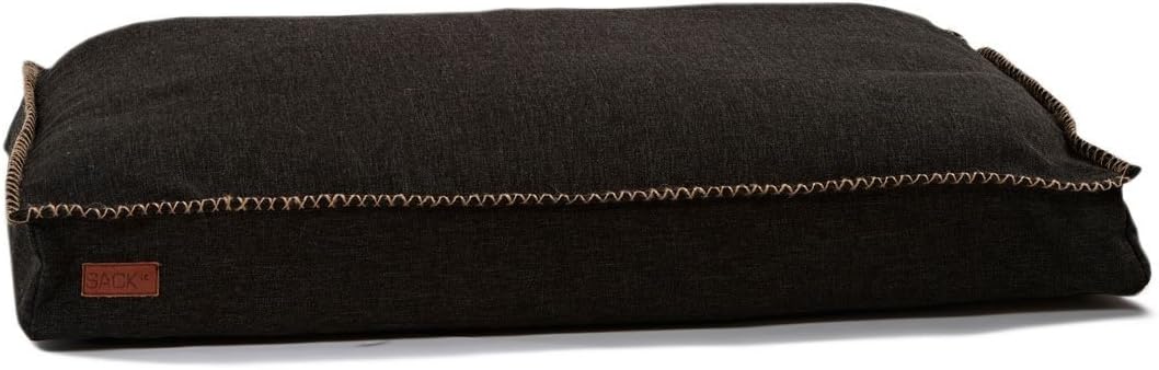 SACKit DOGit Cobana - Black Indoor/Outdoor Dog Bed/Dog House/Dog Cover for Large Dogs and Cats - Washable, Weatherproof & Waterproof - 120x80cm - For Drones & Outside