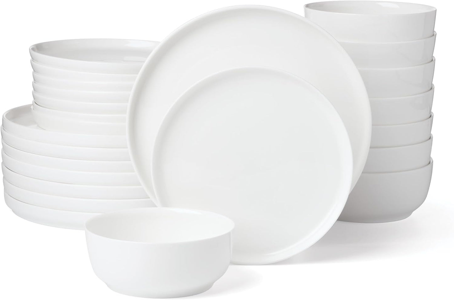 Lenox 899191 Modern White Coupe 24-Piece Dinnerware Set, Service For 8