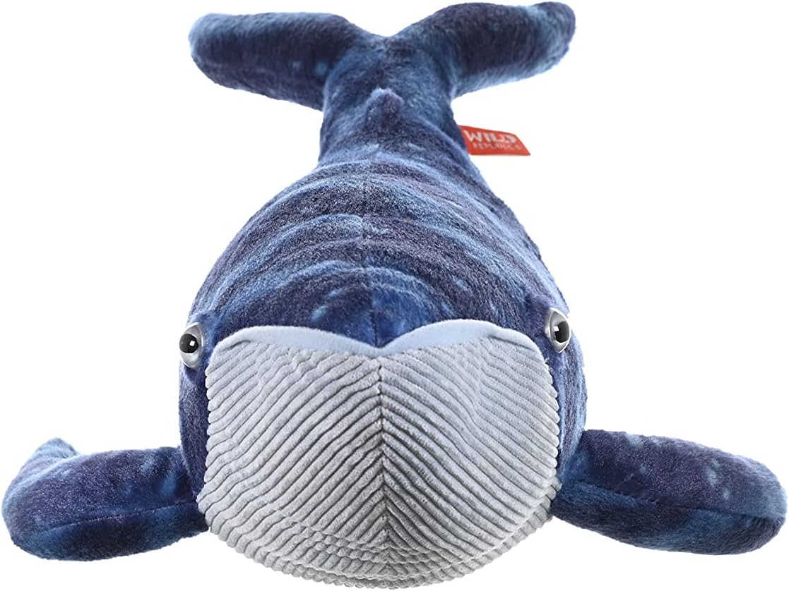 Wild Republic Blue Whale Plush, Stuffed Animal, Plush Toy, Gifts for Kids, Cuddlekins 20 Inches