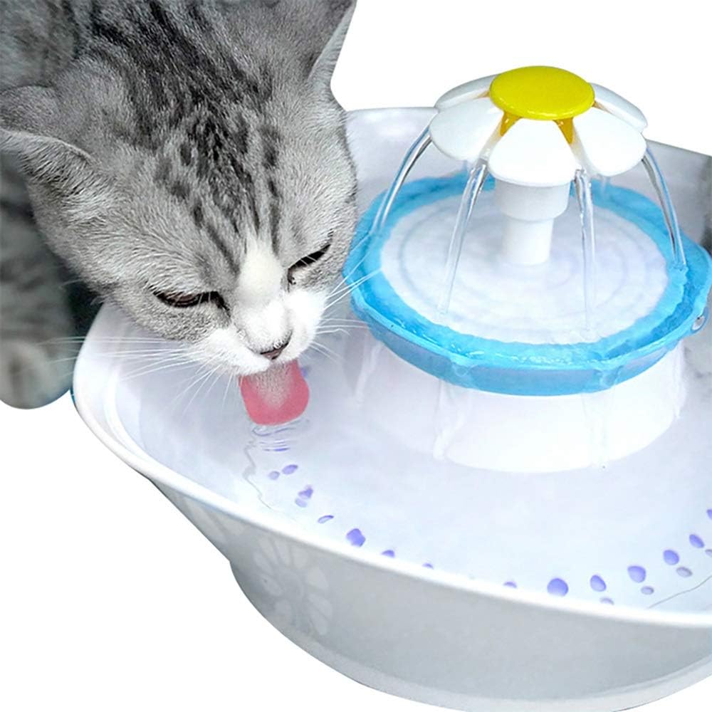 Pet Water Fountain Cats Dog Electric Pet Drinking Fountain Bowl Drinking Water Dispenser Bowl