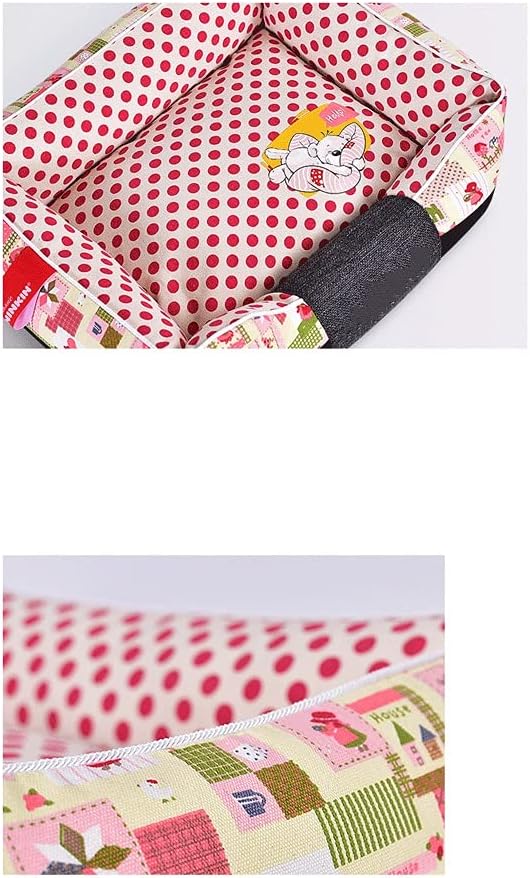 Pet Bed Dog Bed Pet Removable Cover Machine Washable Easy to Clean Dog Beds (Size : L) (Small)