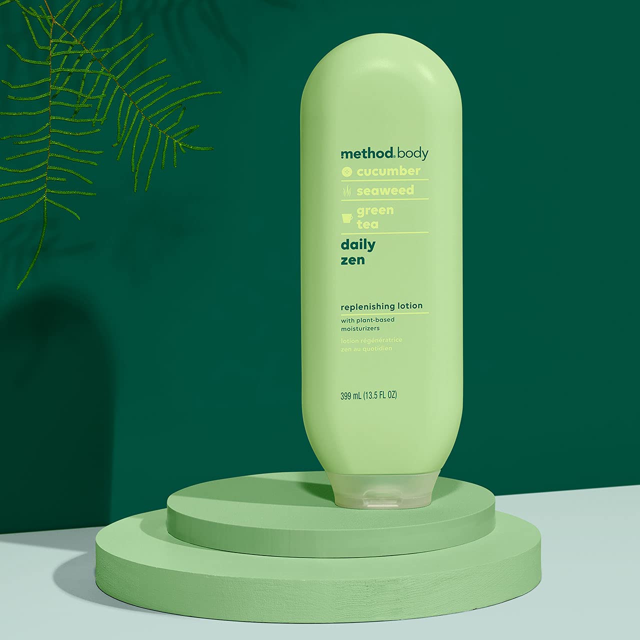 Method Daily Lotion, Daily Zen, Moisturizer for 24 Hours of Hydration, 13.5 fl oz (Pack of 1)