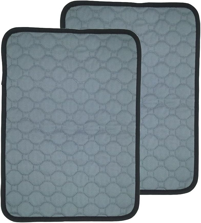 Shelltech 2 Pack Guinea Pig Cage Liners, Washable Guinea Pig Pee Pads Reusable Absorbent Bedding Non Slip Pads for Small Animals Hamsters Chinchillas Rats (19.7 " × 27")