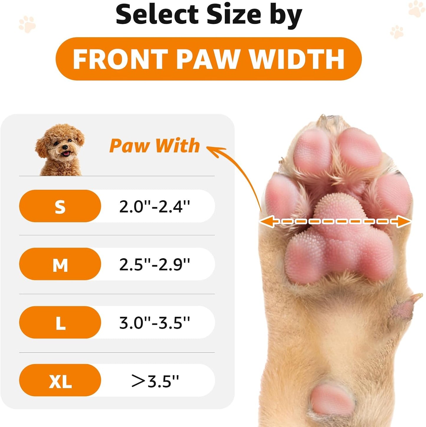 LOOBANI Outdoor Dog Socks Boots to Prevent Licking Paws, Dog Socks for Winter Hot Pavement, Dog Booties for Small Medium Large Senior Dogs, Dog Boots & Paw Protectors with Straps