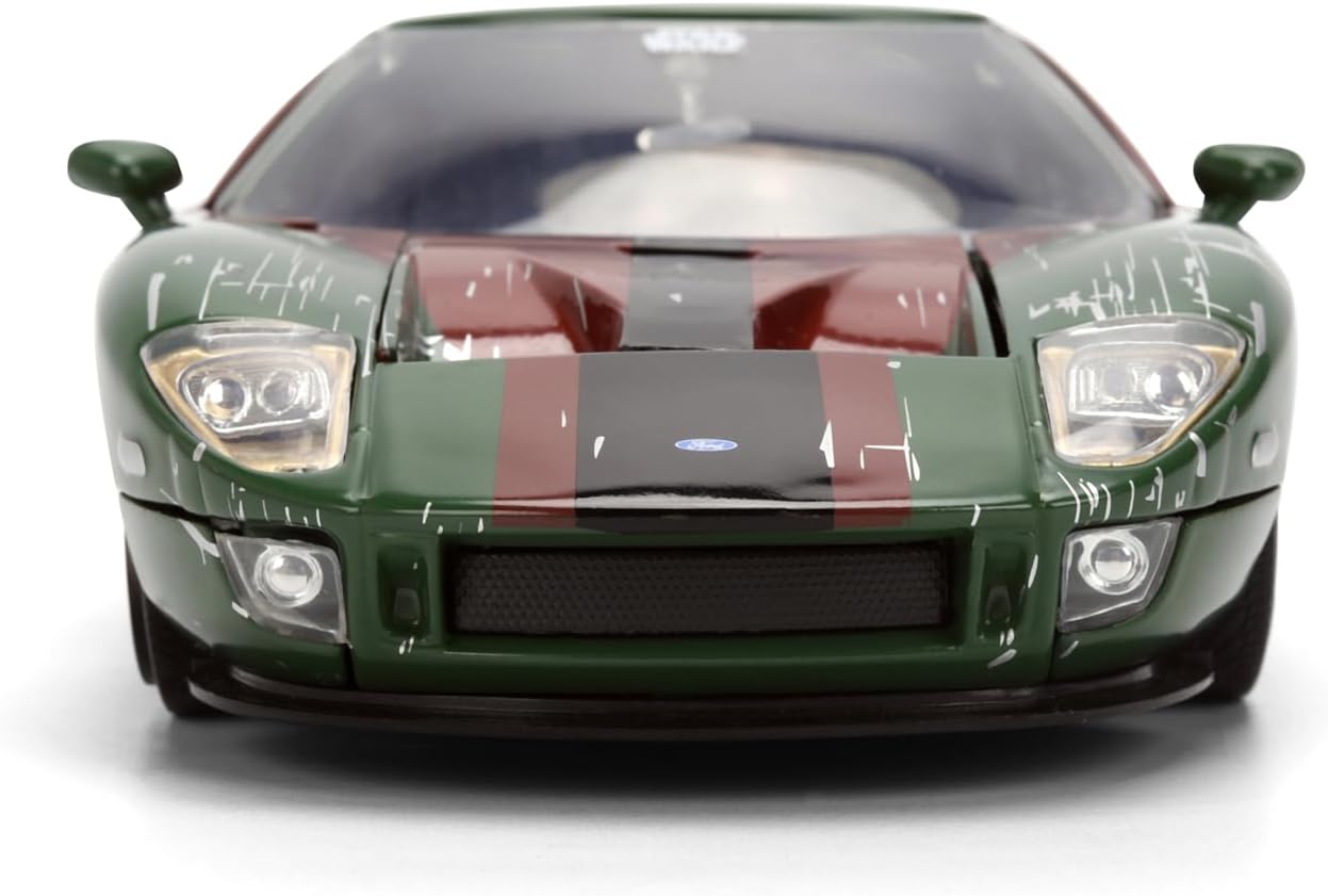 Jada Star Wars Boba Fett with 2005 Ford GT Die-Cast Vehicle and Figure Set 1:24 Scale Toys