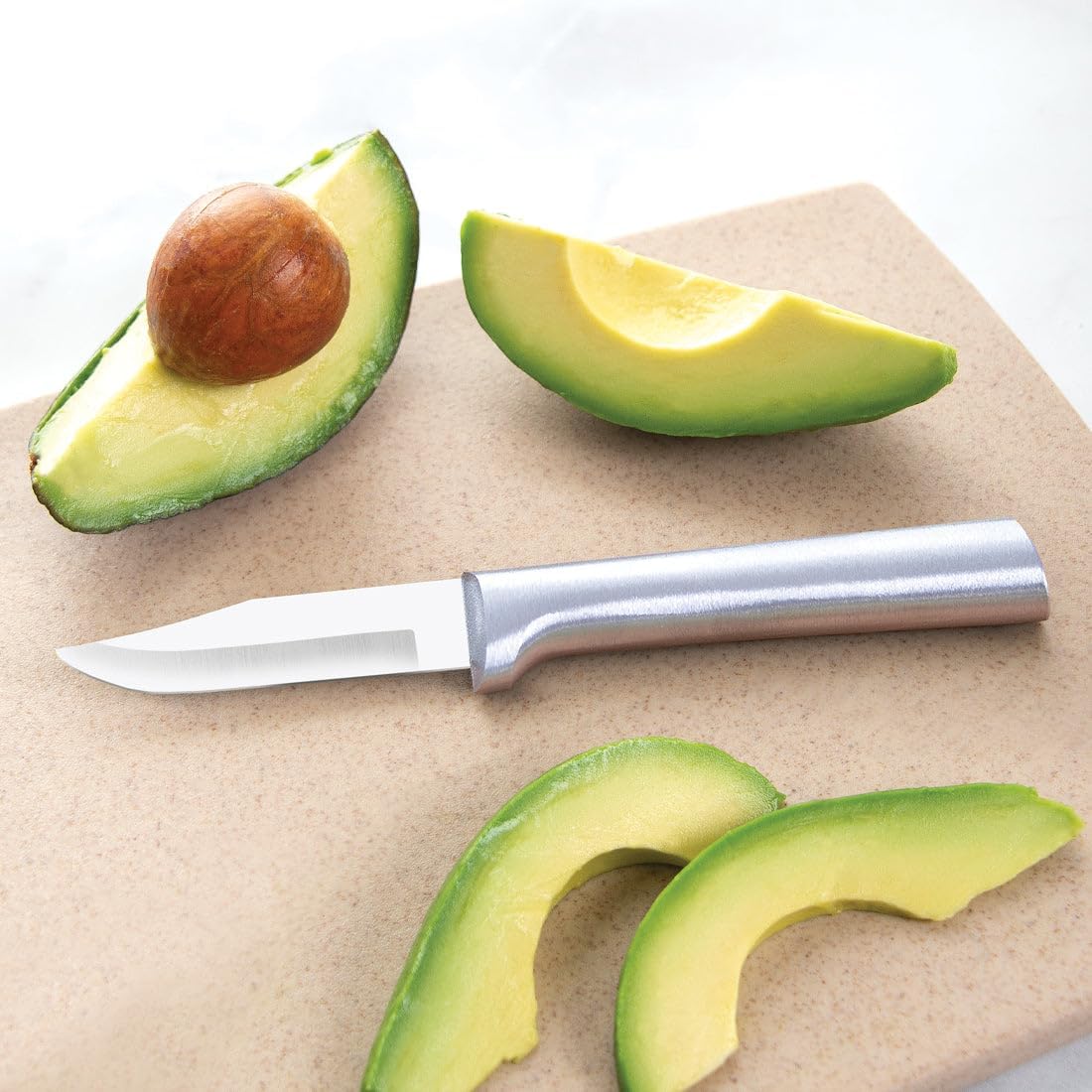 Rada Cutlery Paring Knives Galore ProPack (DS01), 3-Piece Knife Set, Stainless Steel Blades, Silver Handle