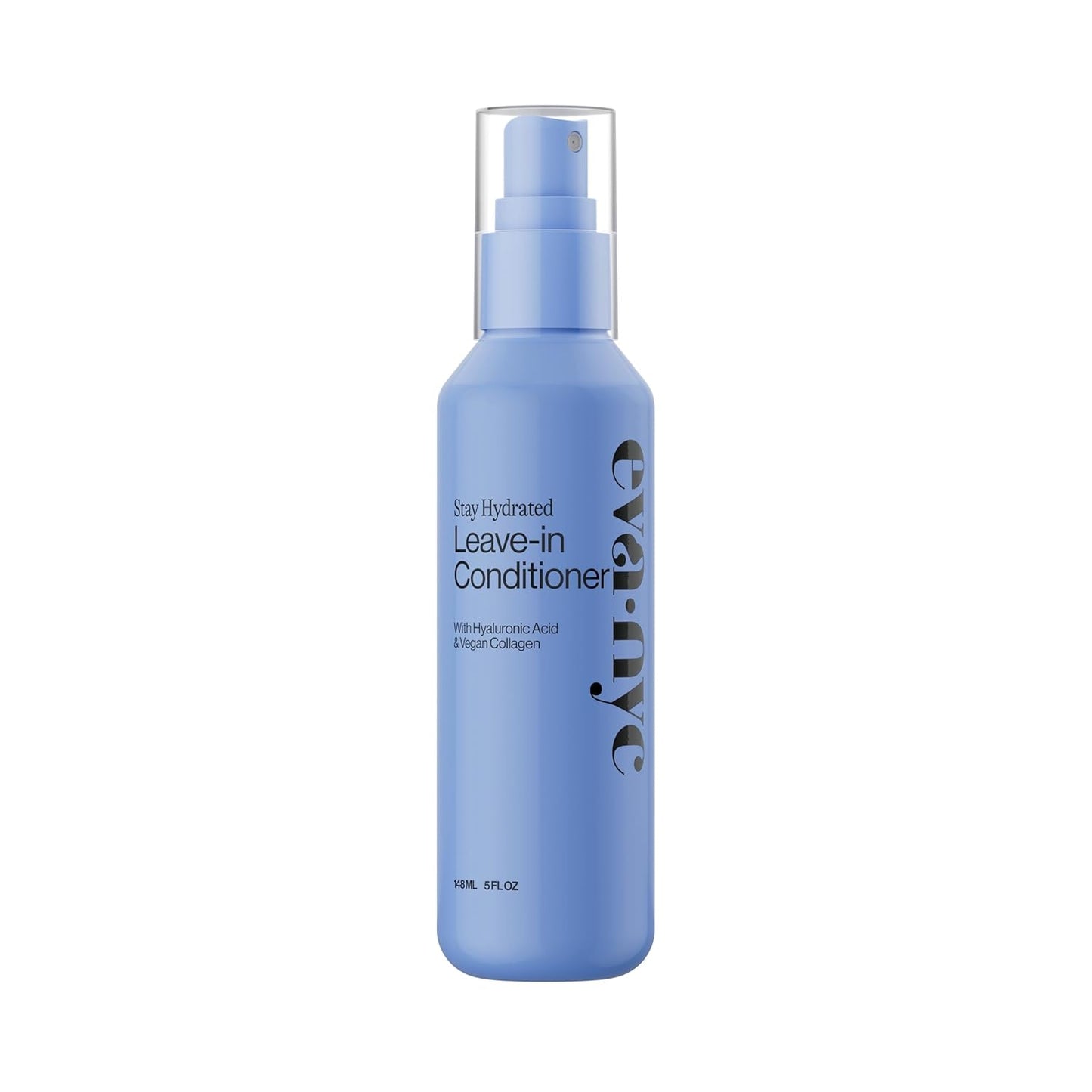 Eva NYC Hydrating Leave-In Conditioner Spray - Hyaluronic Acid + Vegan Collagen - Detangler + Heat Protectant - Lightweight Formula - Hydrating Deep Conditioner for Dry Hair - Jasmine Scent - 5 fl oz