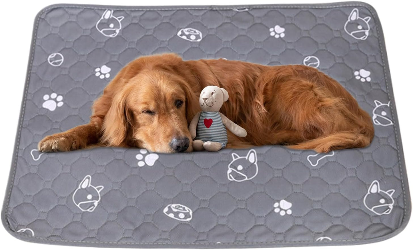 Pee Pads for Dogs | Puppy Pee Pads Bunny Mats | Non-Slip Washable Liners Floor Protector Pet Supplies for Potty Training Cage Liter Box Cat Bunny Small Animals Doggie