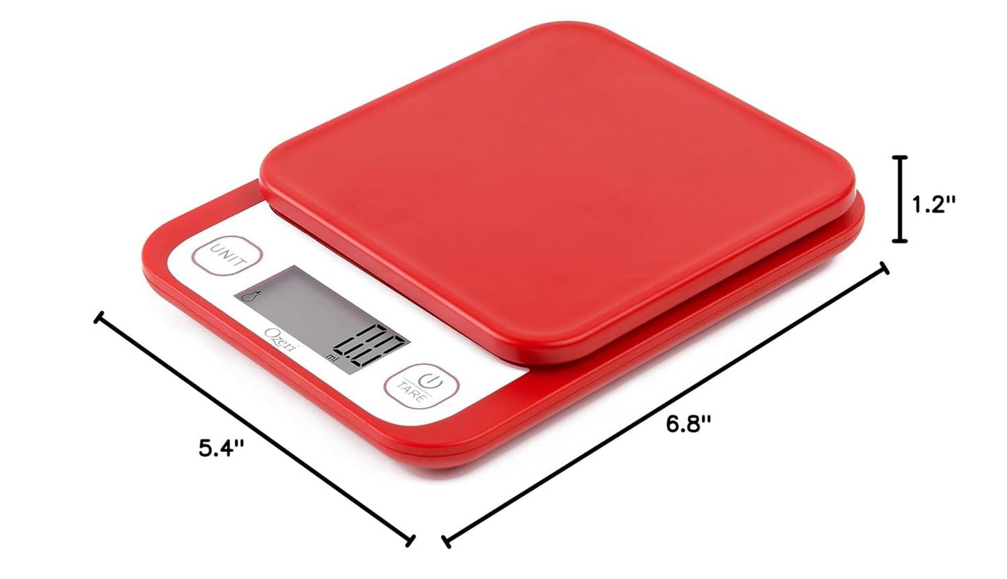 Ozeri Garden and Kitchen Scale II, with 0.1 g (0.005 oz) 420® Variable Graduation Technology®
