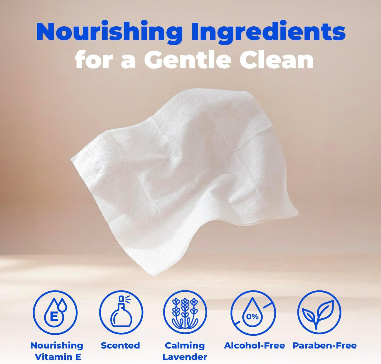 Best Pet Supplies 8" x 9" Large Dog Wipes - Cleaning and Deodorizing for Paws and Coat - Gentle Formula with Lavender Vitamin E for Puppies and Cats - 100 Count