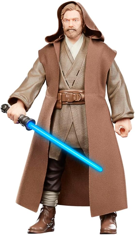 STAR WARS Galactic Action OBI-Wan Kenobi, 12-Inch-Scale Action Figure, Interactive Toys, Toys for 4-Year-Old Boys and Girls