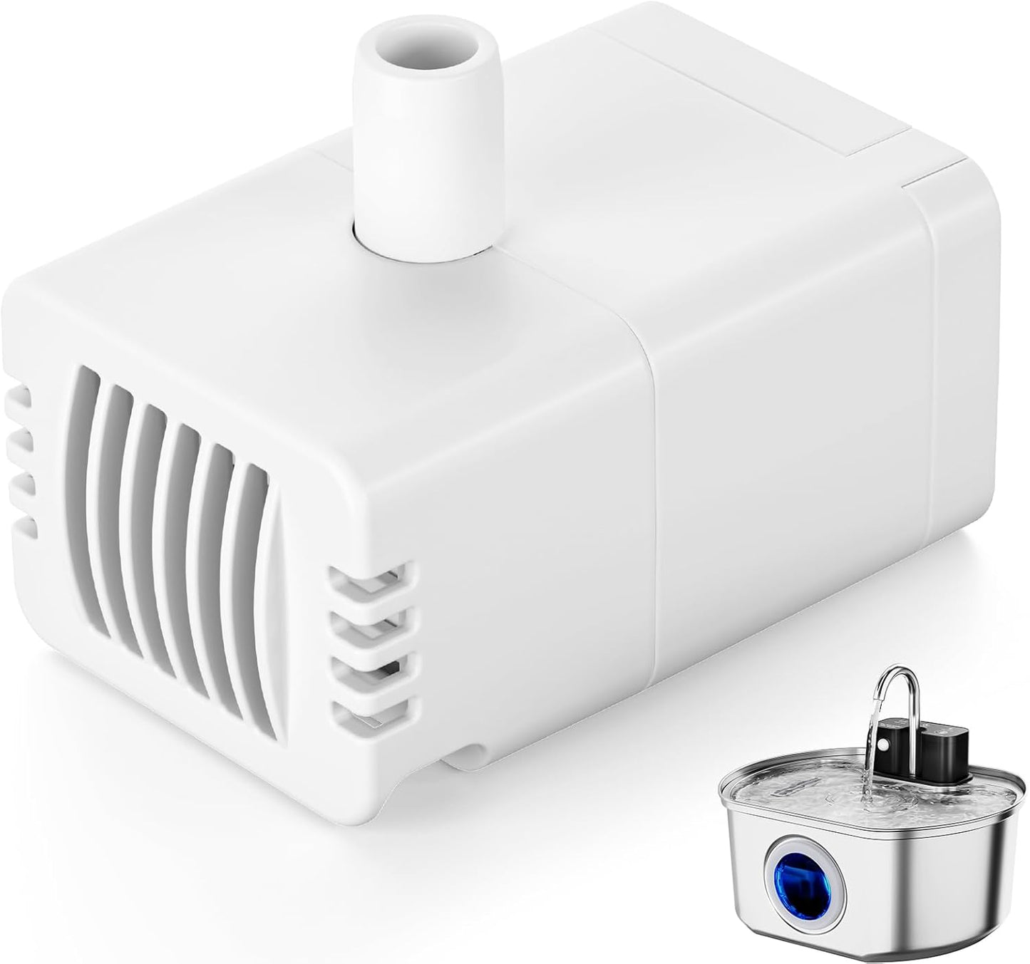 Cat Fountain Replacement Water Pump for 108oz/3.2L Wireless Pet Water Fountain Dog Water Dispenser